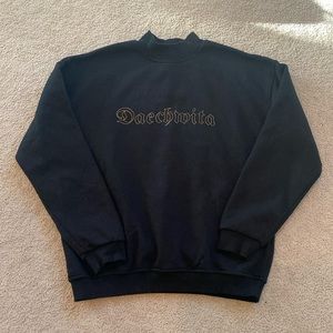 Hand-embroidered Daechwita Agust D Mock Neck Pullover